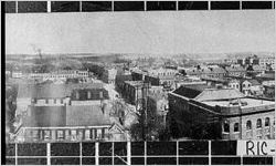 [A panoramic view of what is probably Augusta, Ga.]