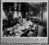 [Photograph of dining room on 
				
				, Sapelo Island, McIntosh County, Georgia, 1927 or 1928]