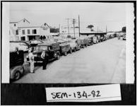 [Photograph of delivery trucks for the Planters Products Co., Donalsonville, Seminole County, Georgia, ca. 1950]