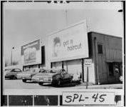[Photograph of billboards, Griffin, Spalding County, Georgia, 1974]