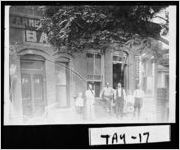 [Photograph of men in front of Cooper's Store, Reynolds, Taylor County, Georgia, 1910?]