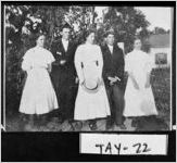 [Photograph of the first graduating class at Coleman Institute, Reynolds, Taylor County, Georgia, 1909]