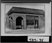 [Photograph of Farmers and Merchants Bank, Reynolds, Taylor County, Georgia, 1909]