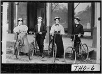 [Photograph of group of bicyclers, Thomasville, Thomas County, Georgia, ca. 1880]