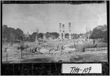 [Photograph of aftermath of a fire in Sandy Bottoms located on Jackson Street, Thomasville, Thomas County, Georgia, 1907]