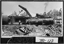 [Photograph of train wreck on the Atlantic Coast Line, Thomasville, Thomas County, Georgia]
