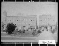 [Photograph of Masury Hotel and Brighton Hotel, Thomasville, Thomas County, Georgia, ca. 1890]
