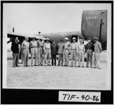 [Photograph of Gen. Joe Stillwell, Claire Chenauet and Senatorial party, China, 1942]