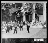 [Photograph of students at LaGrange College participating in May Day festivities, LaGrange, Troup County, Georgia, ca. 194-]