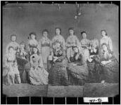 [Photograph of graduating class at Southern Female College, LaGrange, Troup County, Georgia, 1873 Jun.]
