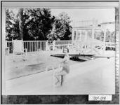 [Photograph of Sally Culpepper at Highland Country Club swimming pool, LaGrange, Troup County, Georgia, ca. 1933]