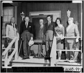 [Photograph of Governor Sanders and George Bazemore Sr., Waycross, Ware County, Georgia, 1963 Nov. 6 ]