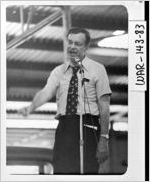[Photograph of U.S. Senator Herman E. Talmadge addressing gathering, Waycross, Ware County, Georgia, 1978 Aug.]