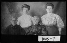 [Photograph of four generations of one family, Sandersville, Washington County, Georgia, 1907]