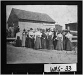 [Photograph of women at depot, Warthen, Washington County, Georgia, between 1900 and 1910]