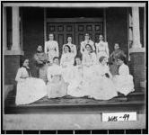 [Photograph of graduating class members at Sandersville Elementary and High School, Sandersville, Washington County, Georgia, 1900]