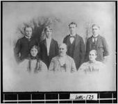 [Photograph of Wiley Harris with wife and children, Sandersville, Washington County, Georgia]
