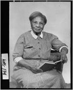 [Photograph of Mrs. Sarah Isom, Sandersville, Washington County, Georgia, 1951]