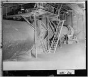 [Photograph of rotary dryer at kaolin processing plant, Washington County, Georgia, ca. 1950-1953?]