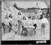 [Photograph of Kaolin Festival queens, Washington County, Georgia, 196-]