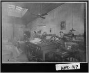 [Photograph of George D. Warthen Bank employees, Sandersville, Washington County, Georgia, ca. 1915]