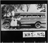 [Photograph of school bus, Washington County, Georgia, 1948]