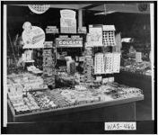 [Photograph of drugstore display of Colgate products, Sandersville, Washington County, Georgia, 195-]