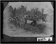[Photograph of men digging ditch, White County, Georgia]