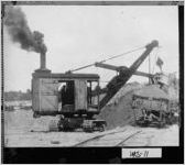 [Photograph of steam shovel at a kaolin facility, Wilkinson County, Georgia, 1933]