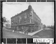 JOHNSON HOTEL WASHINGTON, GA J.B GREEN HAND-COLORED.