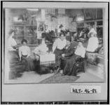 [Photograph of Robinson Brothers millinery department, Social Circle, Walton County, Georgia, 1906]