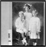 [Photograph of the Hall children, John, Emogene, and Sally, Worth County, Georgia, 1915]
