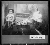 [Photograph of Terrell, Anna, and Amanda Perry, Sylvester, Worth County, Georgia, 1909]
