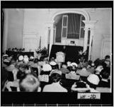 [Photograph of interior of First Presbyterian Church, Dalton, Whitfield County, Georgia, 1954 May 23]