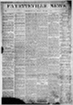 The Fayetteville news, Jan. 11, 1889