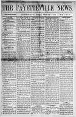 The Fayetteville news, Feb. 1, 1889