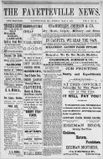 The Fayetteville news, May 3, 1889