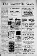 The Fayetteville news, Aug. 1, 1890