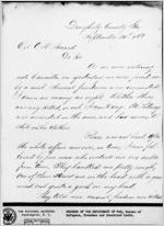Letter: Dougherty County, Georgia, to Col. O.H. Howard, [Albany?], 1868 Sept. 20