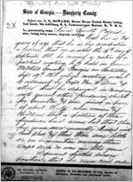 Affidavit of Lewis Smith: Albany, Georgia, 1868 Sept. 24