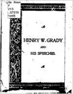 The new South / by Henry W. Grady ; with a character sketch of Henry W. Grady by Oliver Dyer