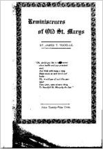 Reminiscences of old St. Marys / by James T. Vocelle