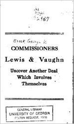 Commissioners Lewis & Vaughn uncover another deal which involves themselves