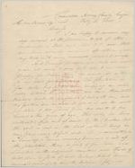 [Letter] 1840 Feb. 18, Coosawatee, G[eorgi]a [to] Graham Parsons Esq[uire], Massachusetts / Benjamin Poore