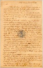 [Letter] 1826 Nov. 15, Valley Towns, [North Carolina to] James Barbour, Sec[retar]y of War / Evan Jones