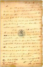 [Letter] 1824 May 22, Cherokee Agency [to] Charles R. Hicks / Joseph McMinn  of an image