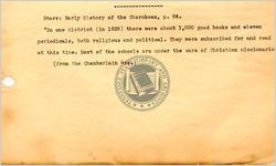 [Excerpt from] Early history of the Cherokees, 1917 / Emmet Starr