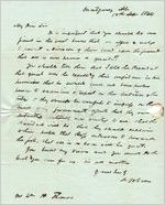[Letter] 1844 Sept. 19, Montgomery, Ala[bama to] W[illia]m H[olland] Thomas / Duff Green