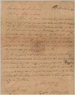 Communication in the [Tennessee] Senate, 1815 Nov. 11 / Jos[eph] McMinn  of an image