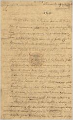 Letter, 1797 Apr. 24, Knoxville, [Tennessee to] James McHenry, Sec[retar]y of  War / J[ohn] S[evier]  of an image